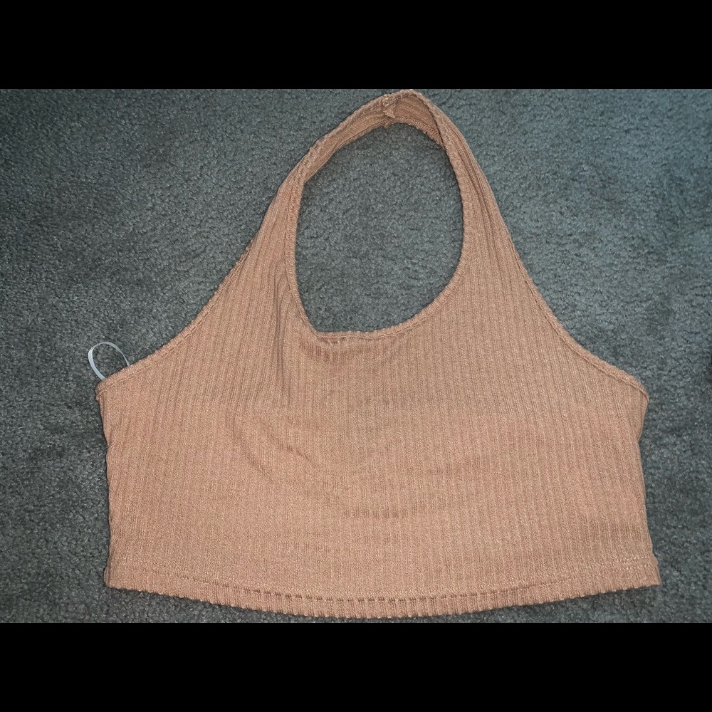 Cream crop top
